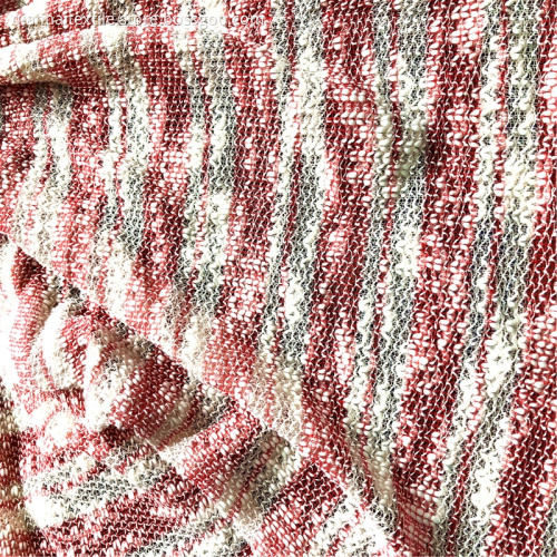 Stickning Slub CVC French Terry Fabric